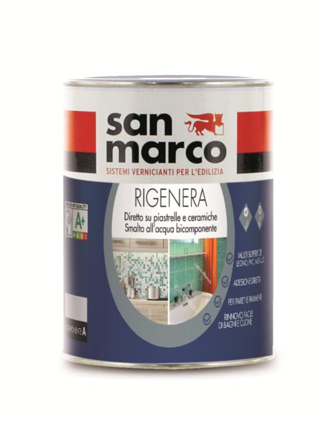 Smalto per piastrelle e multi-superfici RIGENERA SEMI-GLOSS (COMP. A) - San  Marco